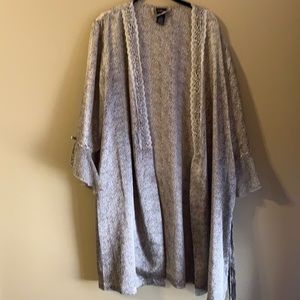 Silk Animal Print Robe